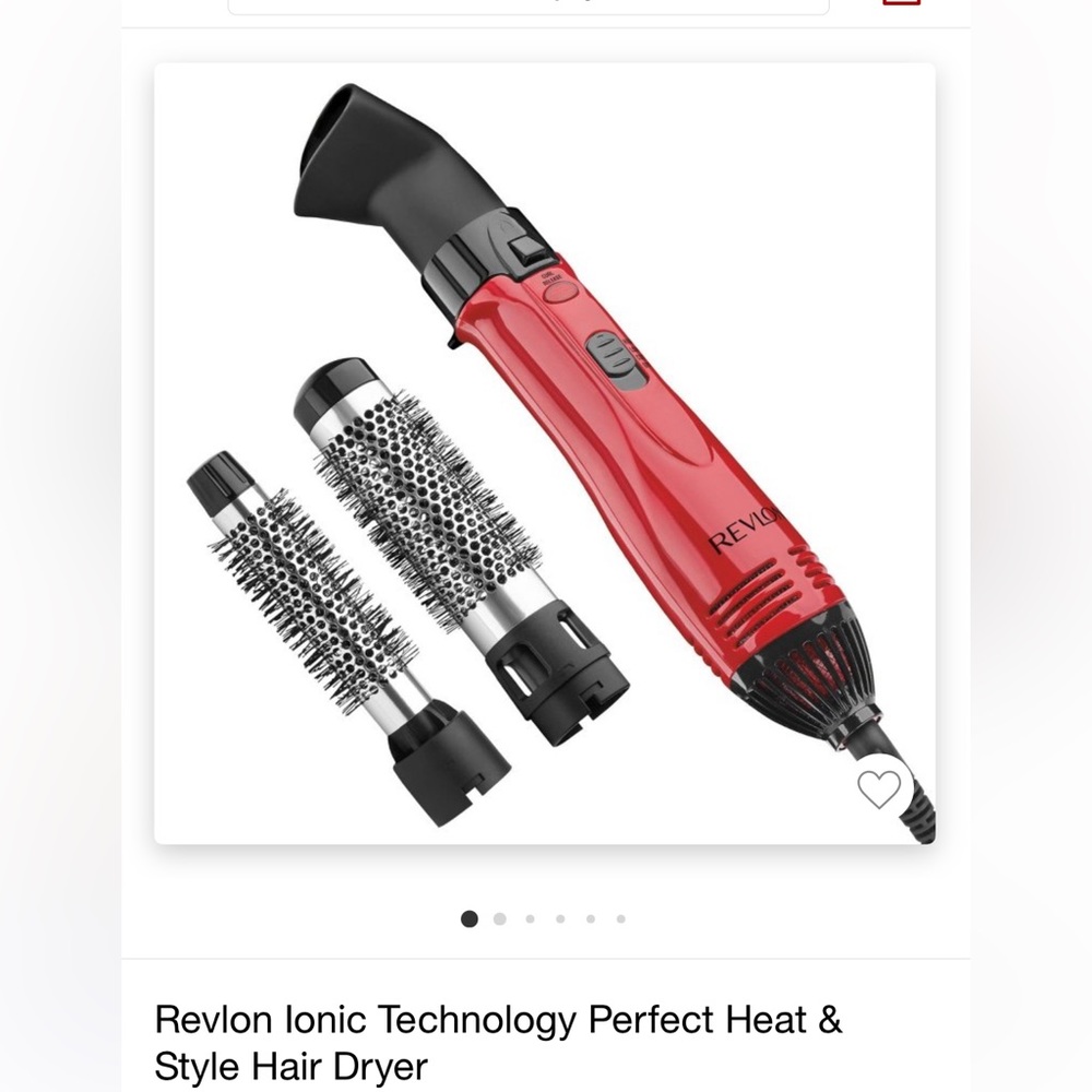 Nib. Revlon drier and curling brush